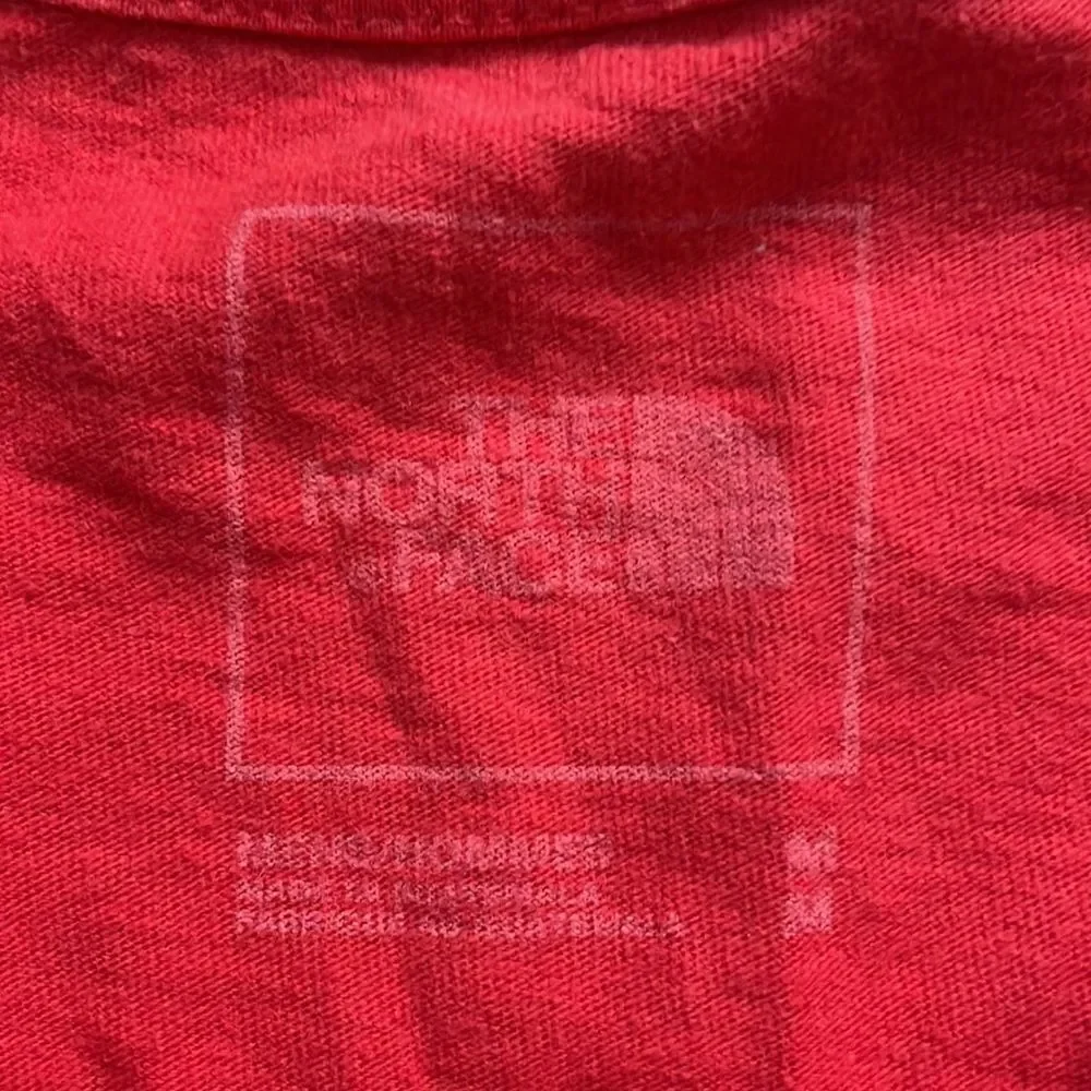 The North Face Red Men’s Short Sleeve Logo T-Shirt